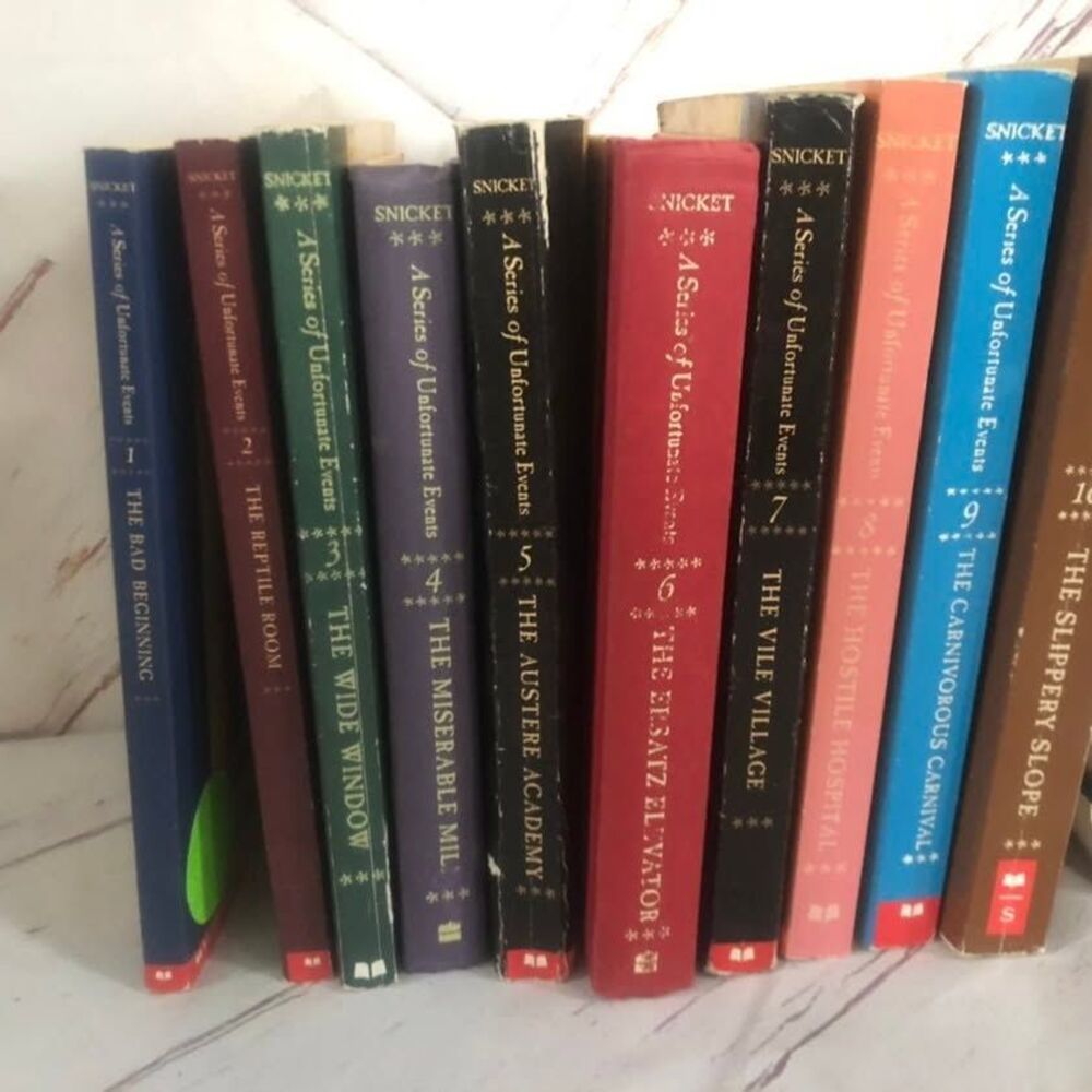 Lemony Snicket's a series of unfortunate events books 1-10